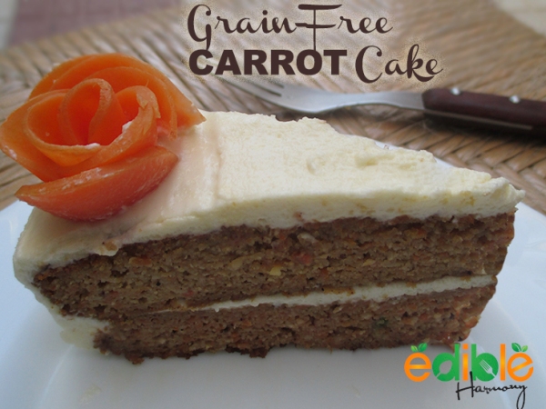 Grain-Free Carrot Cake (Frozen-Themed)