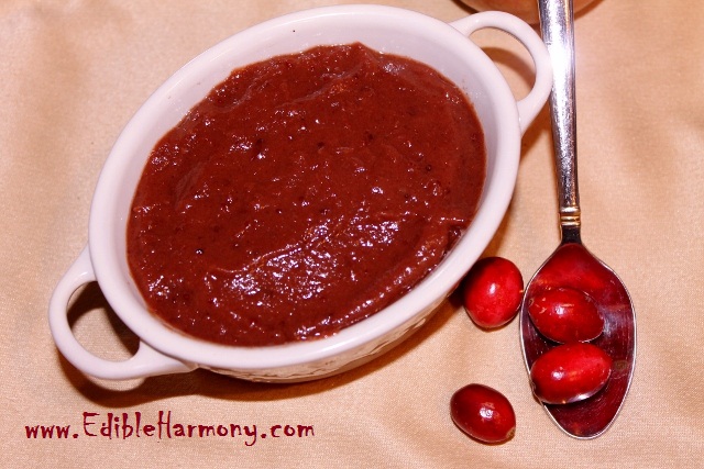 Paleo Apple Cranberry Sauce
