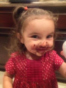 Lucy loves chocolate